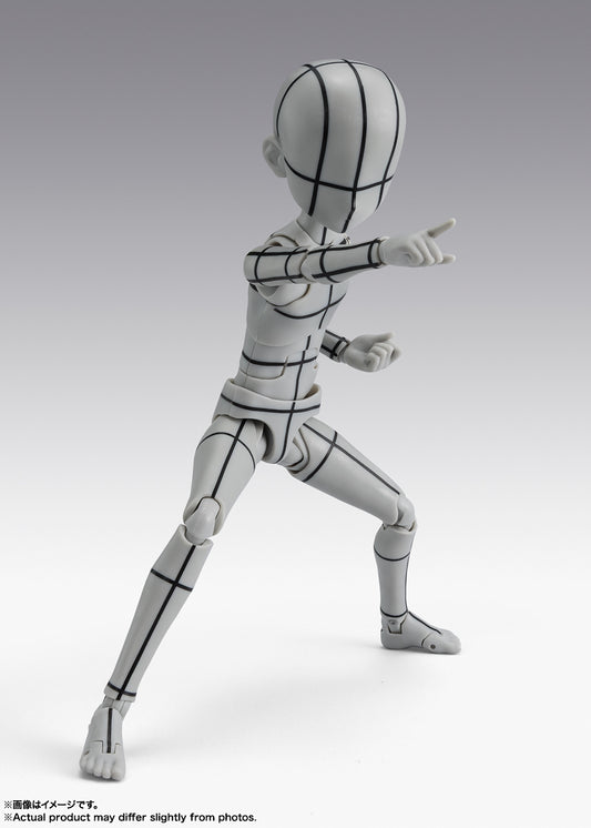 Body Kun Ken Sugimori Edition Wire Frame (Gray Color Ver.) S.H.Figuarts Action Figure