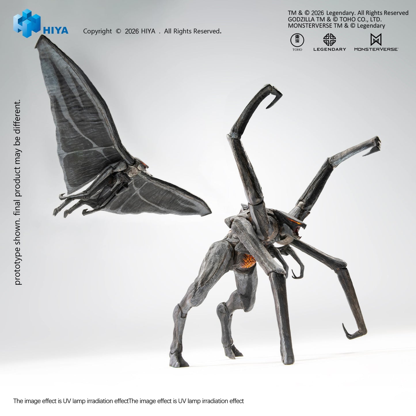 Godzilla 2014 Muto Male and Female Exquisite Basic Series None Scale 6-Inch Action Figure Set