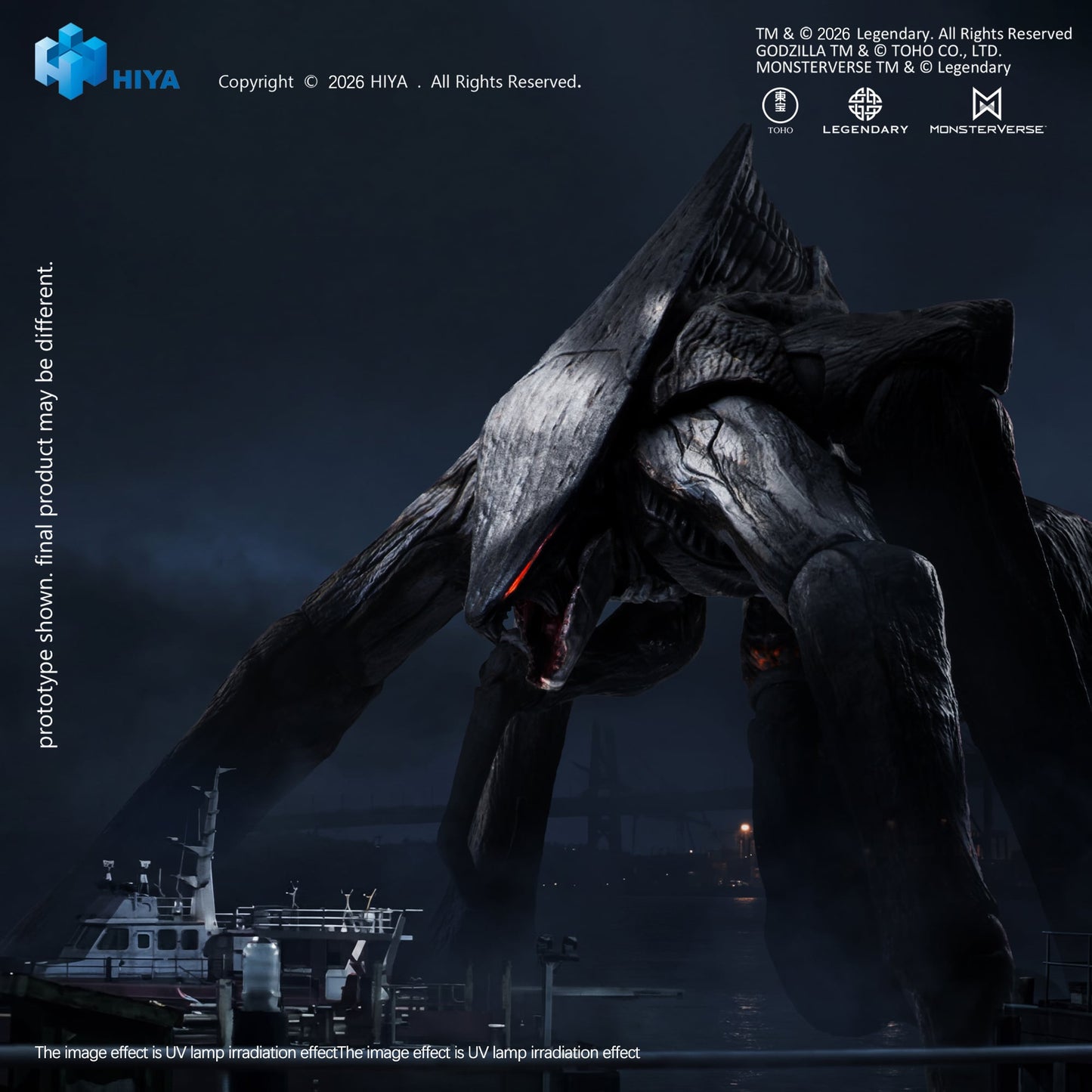 Godzilla 2014 Muto Male and Female Exquisite Basic Series None Scale 6-Inch Action Figure Set
