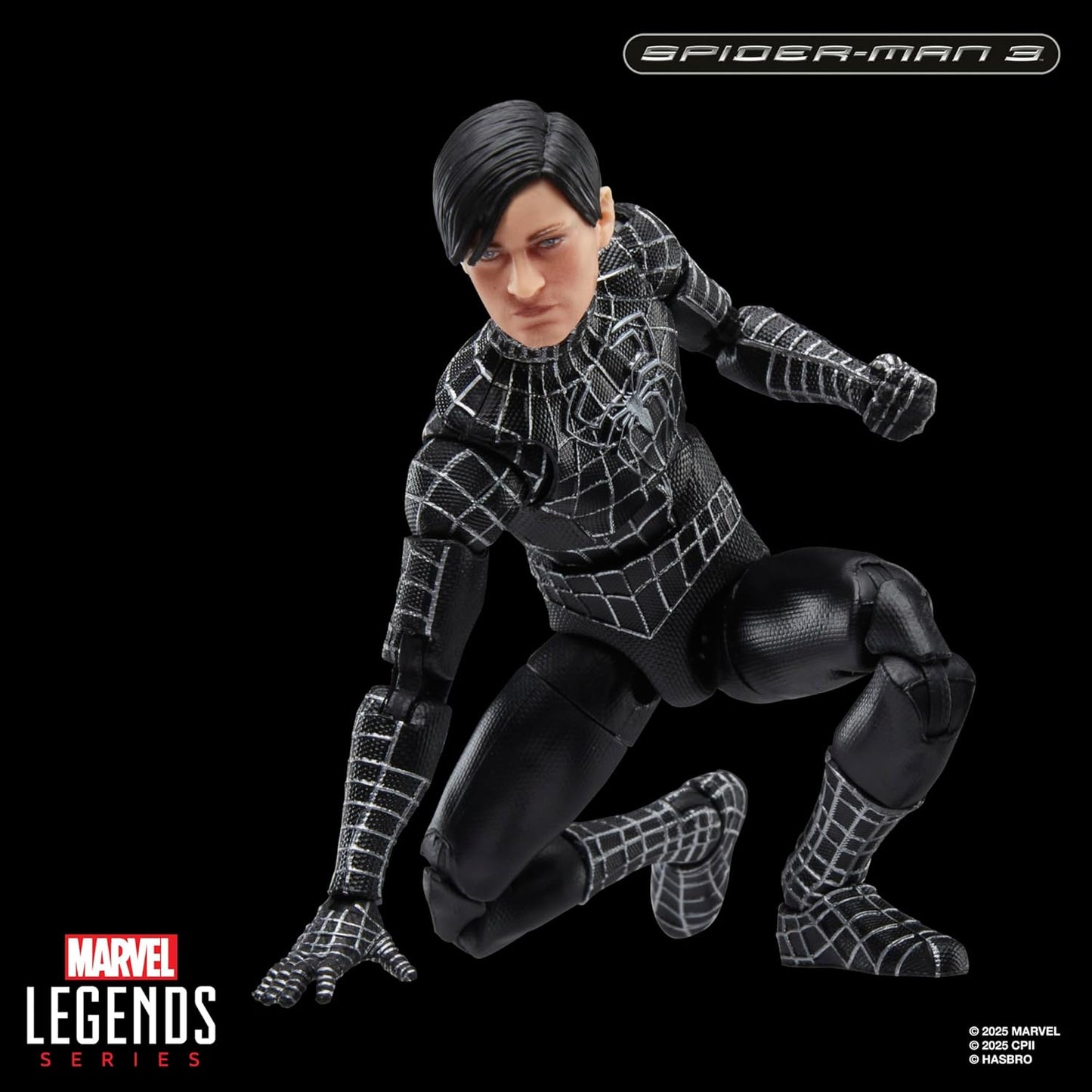 Marvel Legends Series Spider-Man 3 Symbiote Suit 6 Inch Action Figure