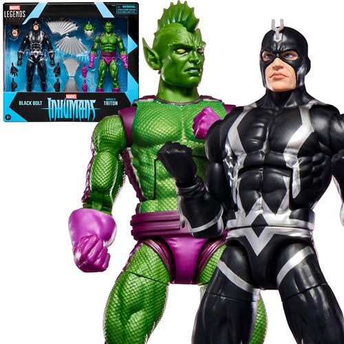 Inhumans Marvel Legends Black Bolt & Marvel’s Triton 6-Inch Action Figures 2-Pack