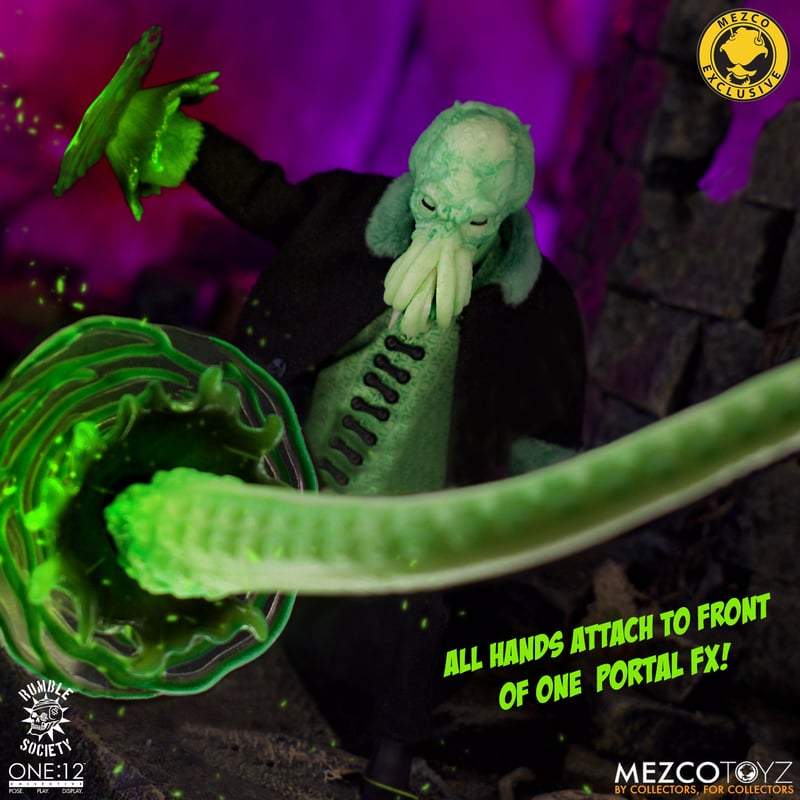 Rumble Society Atticus Doom: Necroverse Edition Exclusive One:12 Collective Action Figure