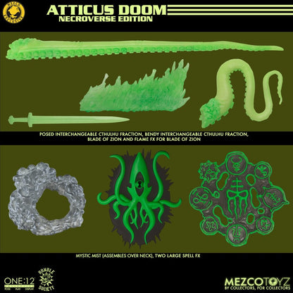 Rumble Society Atticus Doom: Necroverse Edition Exclusive One:12 Collective Action Figure