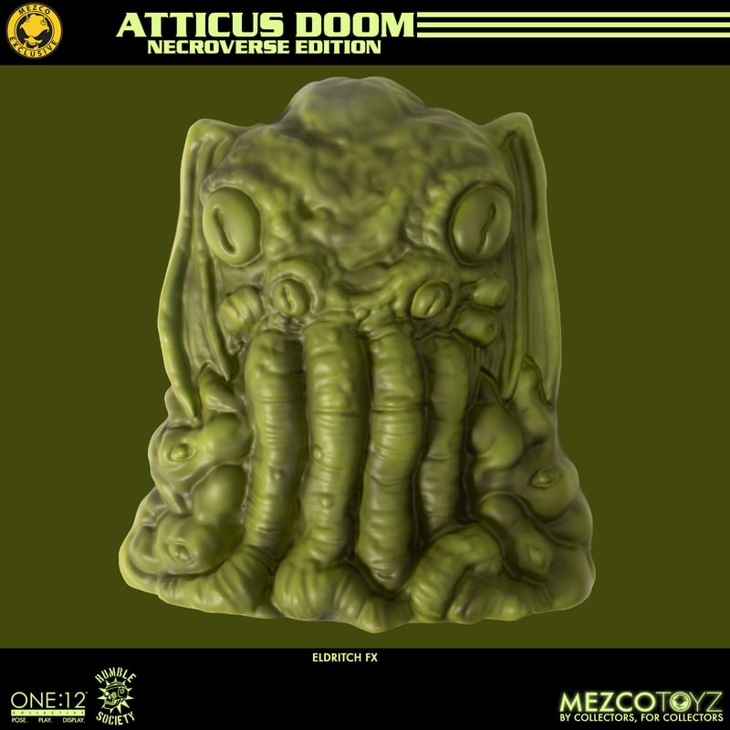 Rumble Society Atticus Doom: Necroverse Edition Exclusive One:12 Collective Action Figure