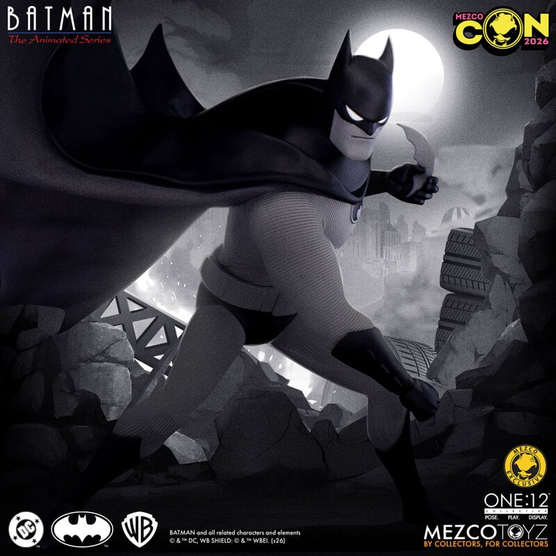 Batman: The Animated Series Noir Edition Batman Exclusive One:12 Collective Action Figure