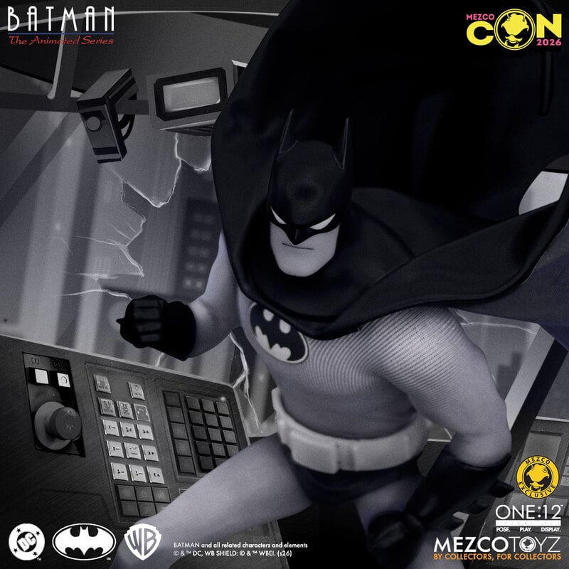 Batman: The Animated Series Noir Edition Batman Exclusive One:12 Collective Action Figure