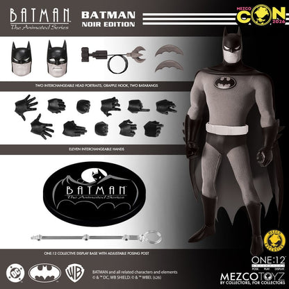 Batman: The Animated Series Noir Edition Batman Exclusive One:12 Collective Action Figure