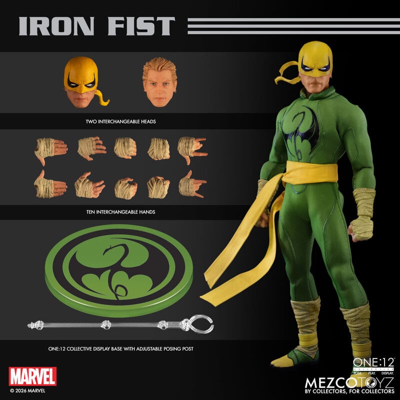 Iron Fist One:12 Collective Action Figure (Reissue)