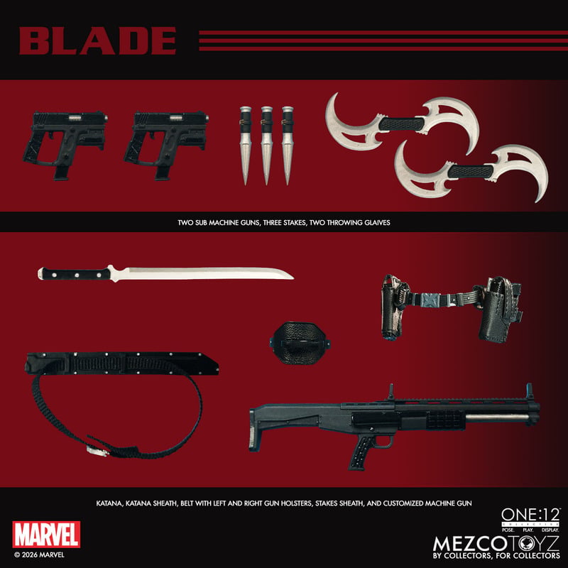 Marvel Midnight Suns Blade One:12 Collective Action Figure