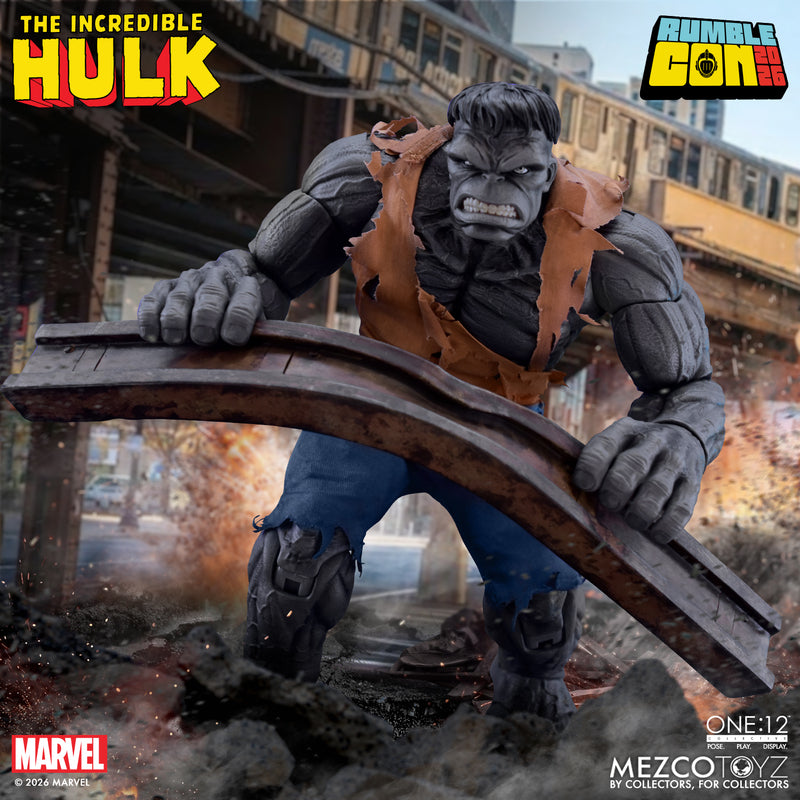 The Incredible Hulk Gray Ver. Exclusive One:12 Collective Action Figure