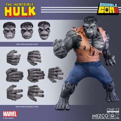 The Incredible Hulk Gray Ver. Exclusive One:12 Collective Action Figure
